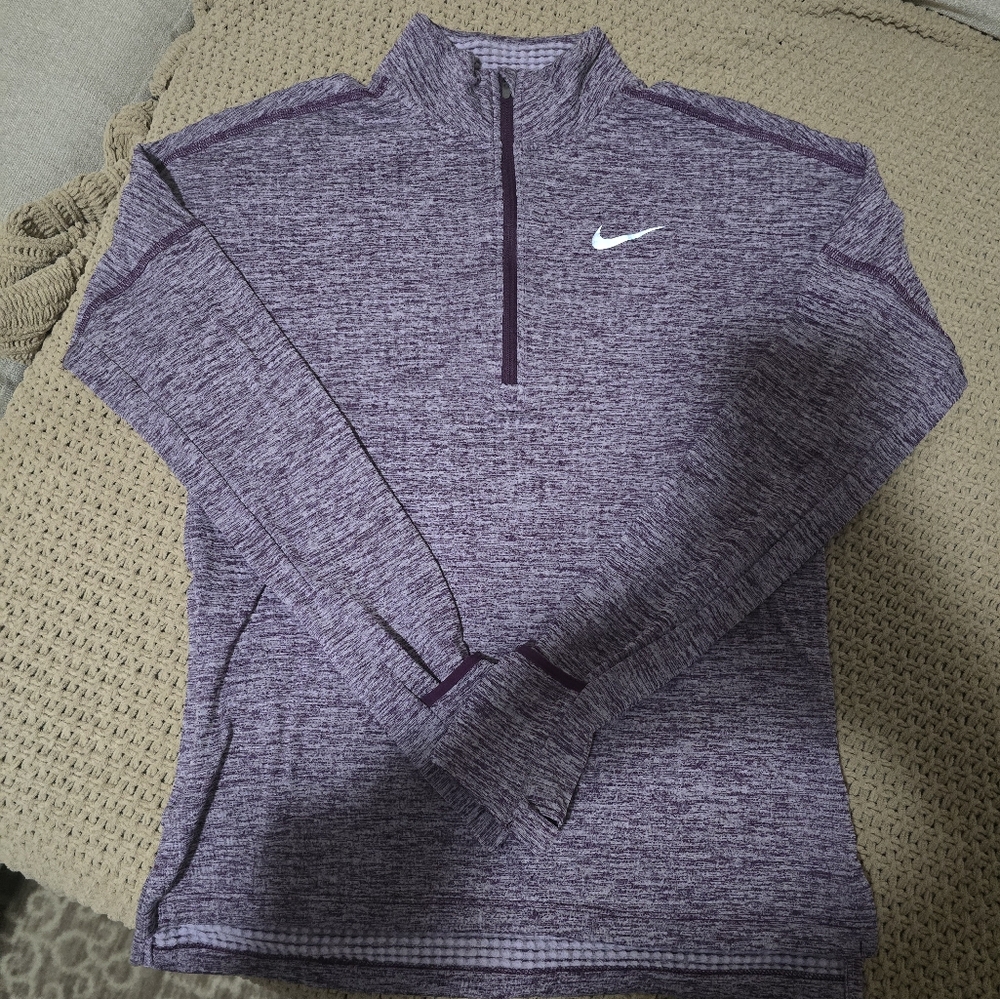 Nike Purple Quarter-Zip Pullover